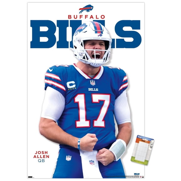 NFL Buffalo Bills - Josh Allen Feature Series 23 Wall Poster, 22.375" x 34"