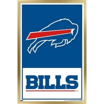 NFL Buffalo Bills - Logo 21 Wall Poster, 22.375" x 34", Framed