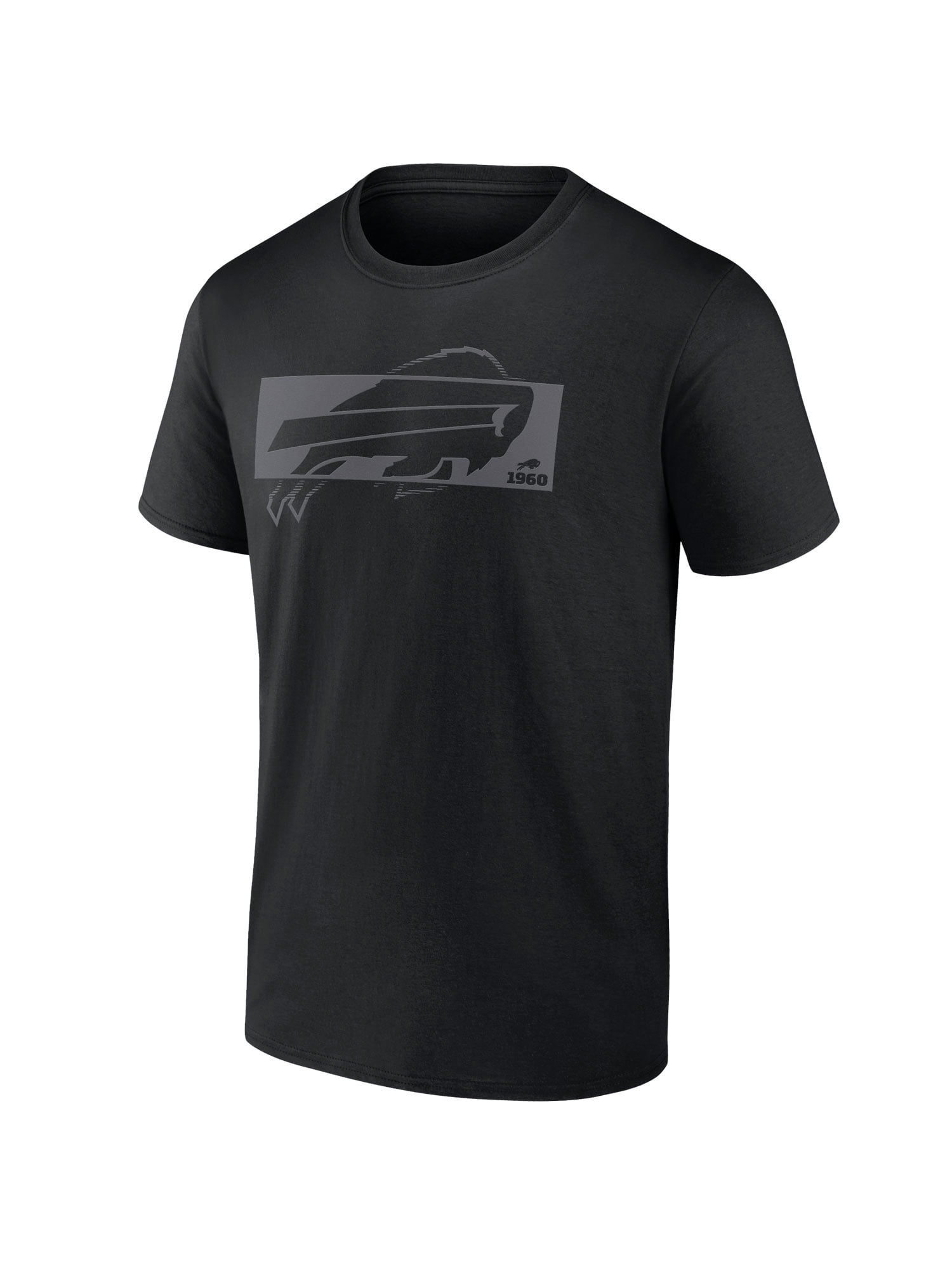 NFL Buffalo Bills Men's Cotton Black Short Sleeve T-Shirt