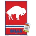 thumbnail image 1 of NFL Buffalo Bills - Retro Logo 15 Wall Poster with Push Pins, 14.725" x 22.375", 1 of 6