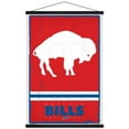 thumbnail image 1 of NFL Buffalo Bills - Retro Logo 15 Wall Poster with Wooden Magnetic Frame, 22.375" x 34", 1 of 3