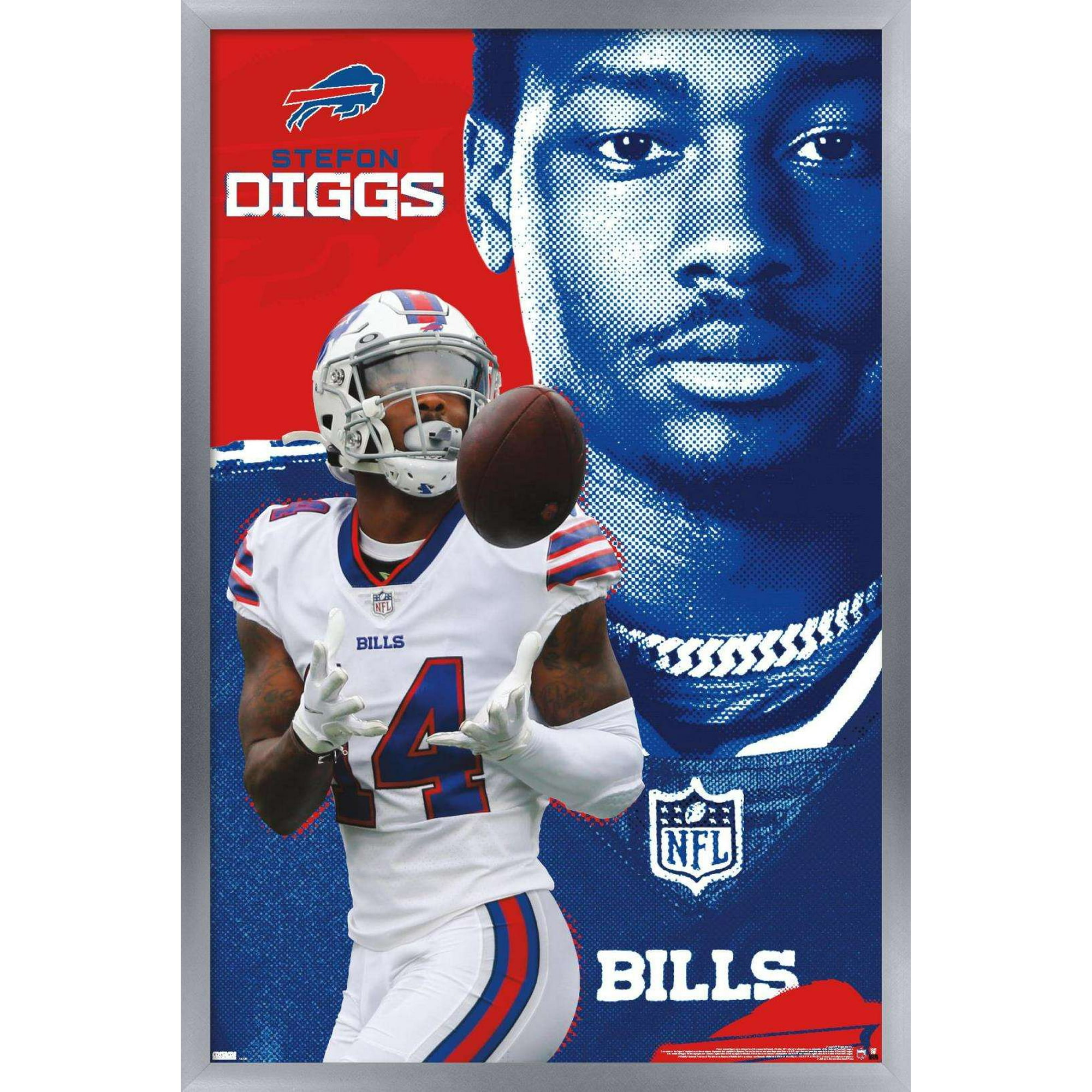 NFL Buffalo Bills - Stefon Diggs 20 Wall Poster, 14.725' x 22.375