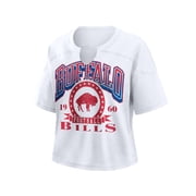NFL Buffalo Bills Womens Cotton White Short Sleeve T-Shirt