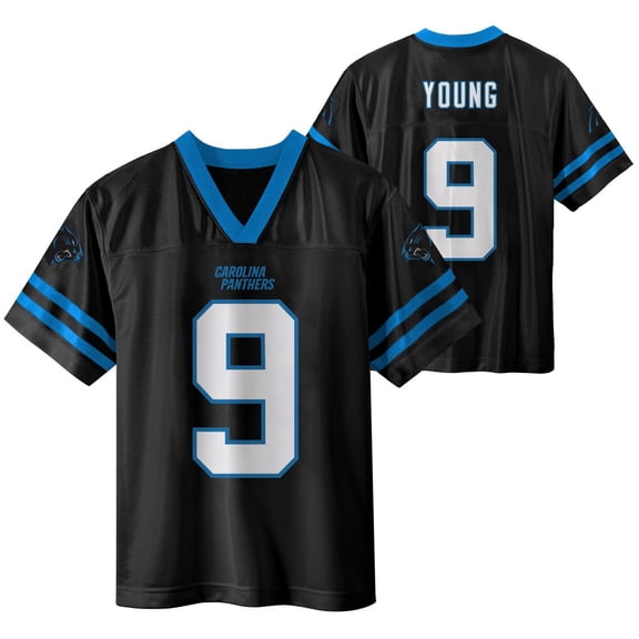 NFL CAROLINA PANTHERS Boys Jersey Game Day Fan Apparel -Young