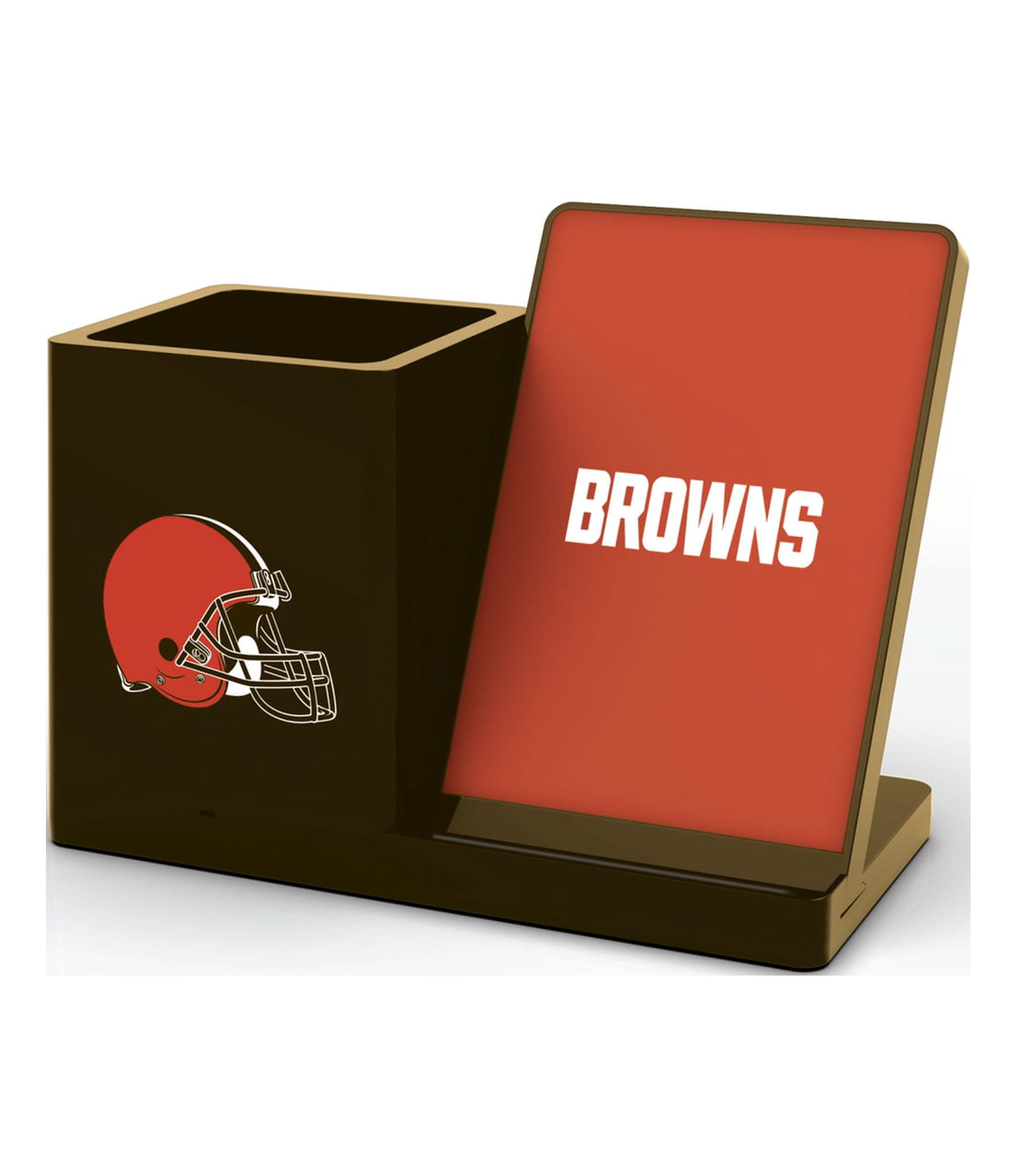 NFL, CLEVELAND BROWNS, WIRELESS CHARGER WITH PEN CUP, BOX
