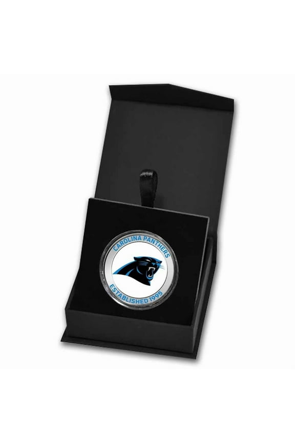 Carolina Panthers 1 oz Silver Colorized Round (w/Box)