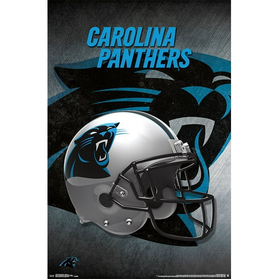 NFL Carolina Panthers - Helmet 16 Wall Poster, 22.375" x 34"