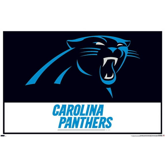 NFL Carolina Panthers - Logo 21 Wall Poster, 22.375" x 34"