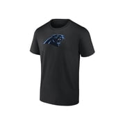 NFL Carolina Panthers Men's Cotton Black Short Sleeve T-Shirt