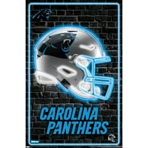 NFL Carolina Panthers - Neon Helmet 23 Wall Poster, 22.375" x 34"