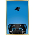 thumbnail image 1 of NFL Carolina Panthers - S. Preston Mascot Sir Purr 20 Wall Poster, 22.375" x 34", Framed, 1 of 3