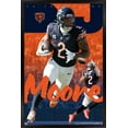 thumbnail image 1 of NFL Chicago Bears - D.J. Moore 24 Wall Poster, 14.725" x 22.375" Framed, 1 of 5