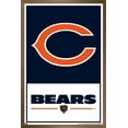 thumbnail image 1 of NFL Chicago Bears - Logo 21 Wall Poster, 22.375" x 34", Framed, 1 of 3
