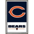 thumbnail image 1 of NFL Chicago Bears - Logo 21 Wall Poster, 22.375" x 34", Framed, 1 of 3