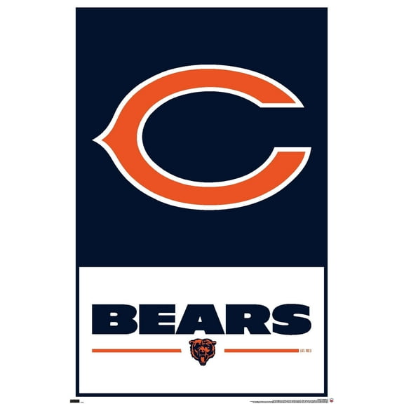 NFL Chicago Bears - Logo 21 Wall Poster, 22.375" x 34"