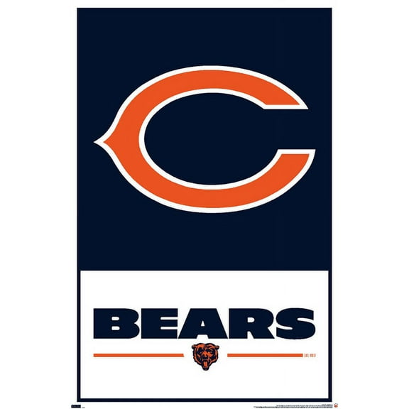NFL Chicago Bears - Logo 21 Wall Poster, 22.375" x 34"