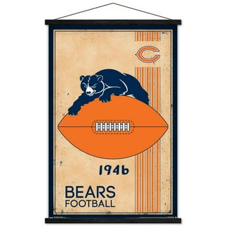 NFL Chicago Bears - Justin Fields 21 Wall Poster with Wooden Magnetic  Frame, 22.375 x 34 