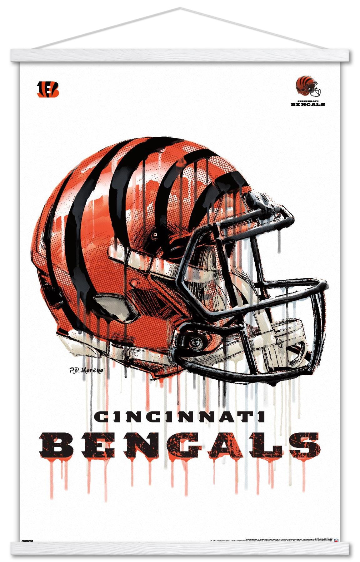 Cincinnati Bengals Vinyl Magnet