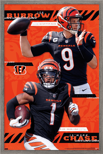 NFL Cincinnati Bengals - Dynamic Duo 21 Wall Poster, 22.375 x 34 