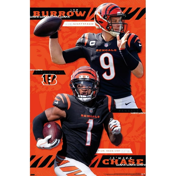 NFL Cincinnati Bengals - Dynamic Duo 21 Wall Poster, 22.375" x 34"