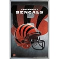 thumbnail image 1 of NFL Cincinnati Bengals - Helmet 16 Wall Poster, 22.375" x 34", Framed, 1 of 2