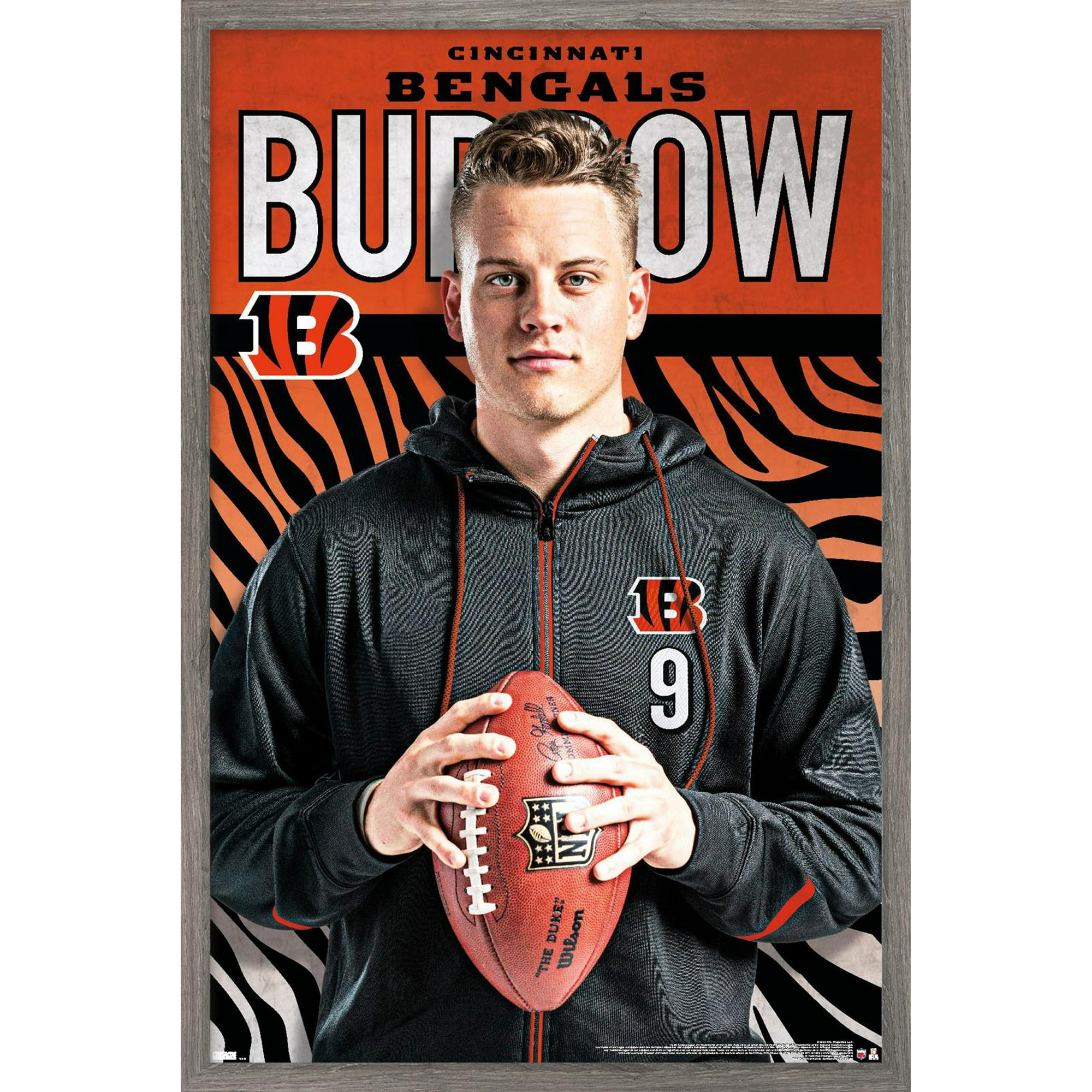 NFL Cincinnati Bengals - Joe Burrow Pose 20 Wall Poster, 22.375' x