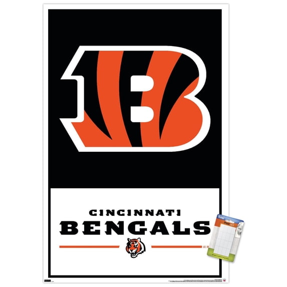 NFL Cincinnati Bengals - Logo 21 Wall Poster, 22.375" x 34"