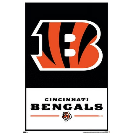 NFL Cincinnati Bengals - Logo 21 Wall Poster, 22.375" x 34"