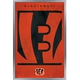 thumbnail image 1 of NFL Cincinnati Bengals - Logo 25 Wall Poster, 14.725" x 22.375" Framed, 1 of 5
