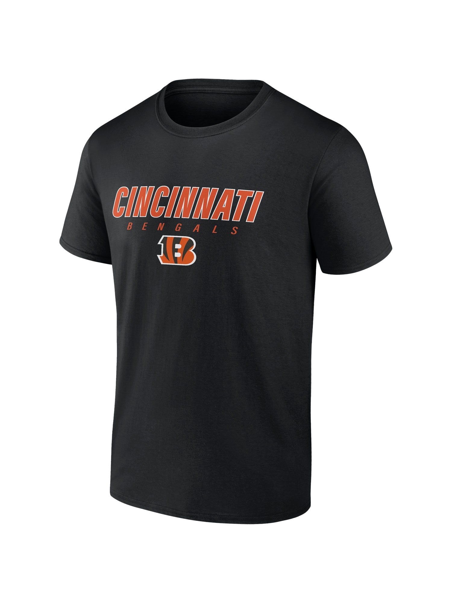 NFL Cincinnati Bengals Men's Cotton Black Short Sleeve T-Shirt