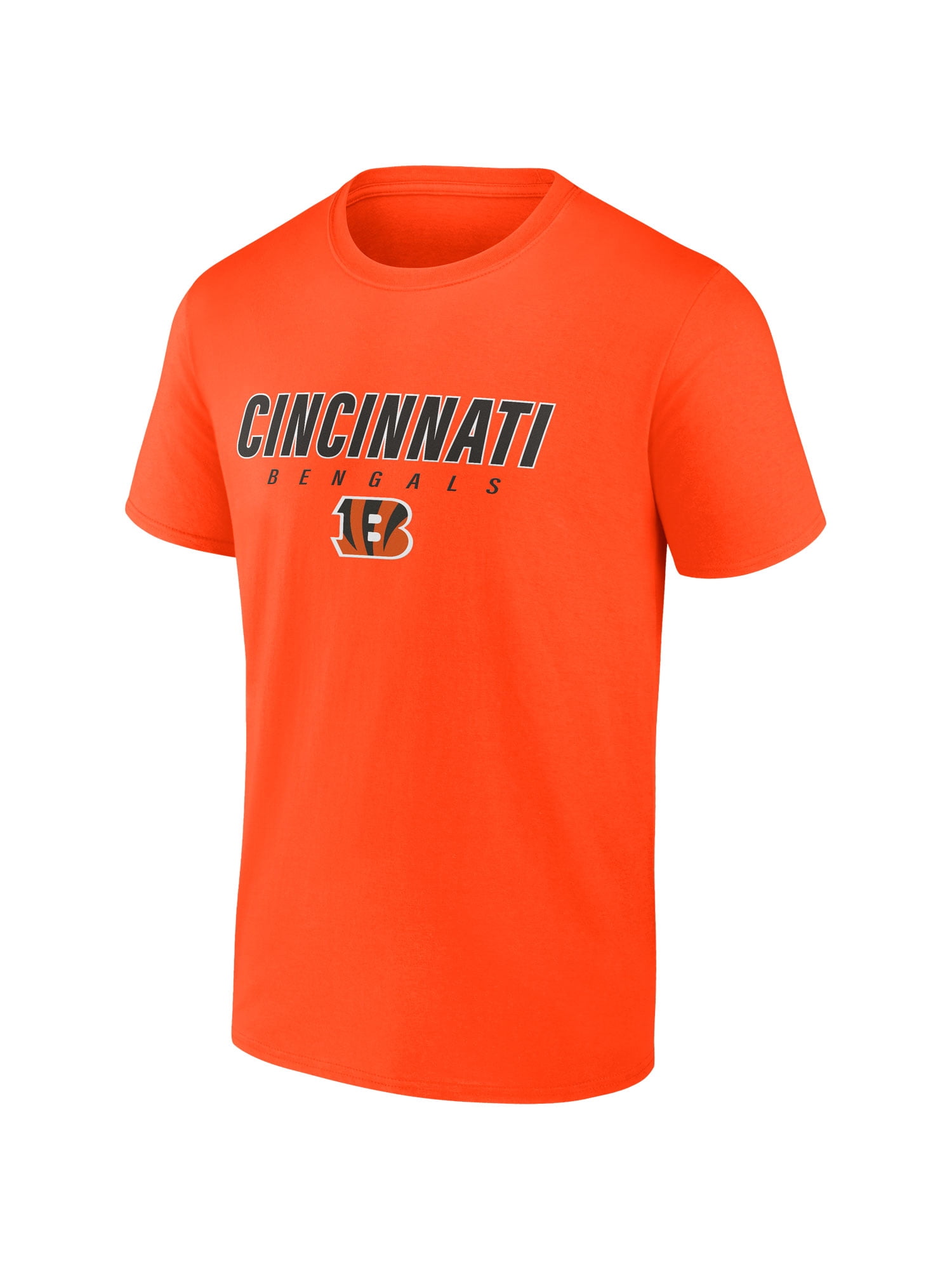 NFL Cincinnati Bengals Men's Cotton Orange Short Sleeve T-Shirt