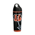 thumbnail image 1 of NFL Cincinnati Bengals Rush 24 oz Stainless Steel Water Bottle with lid, 1 of 8