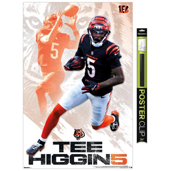 NFL Cincinnati Bengals - Tee Higgins 26 Wall Poster, 22.375" x 34"