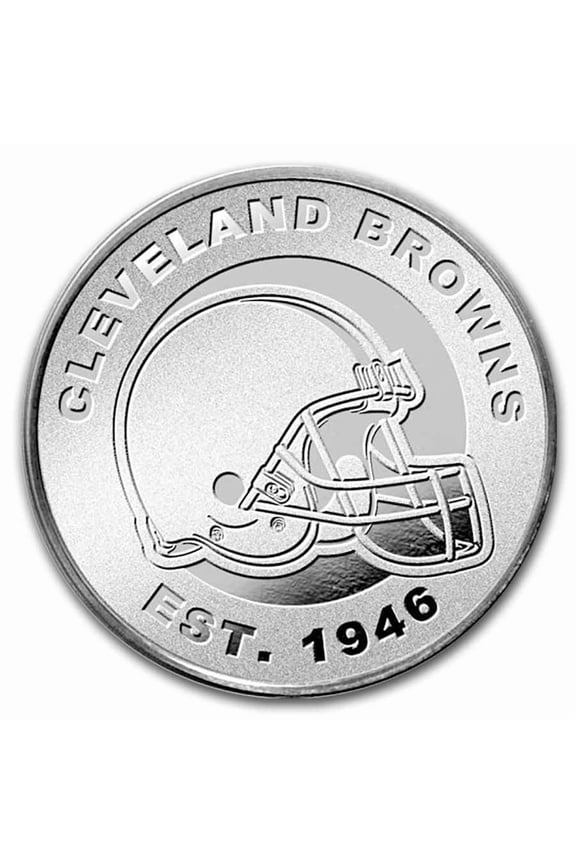 Cleveland Browns 1 oz Silver Round