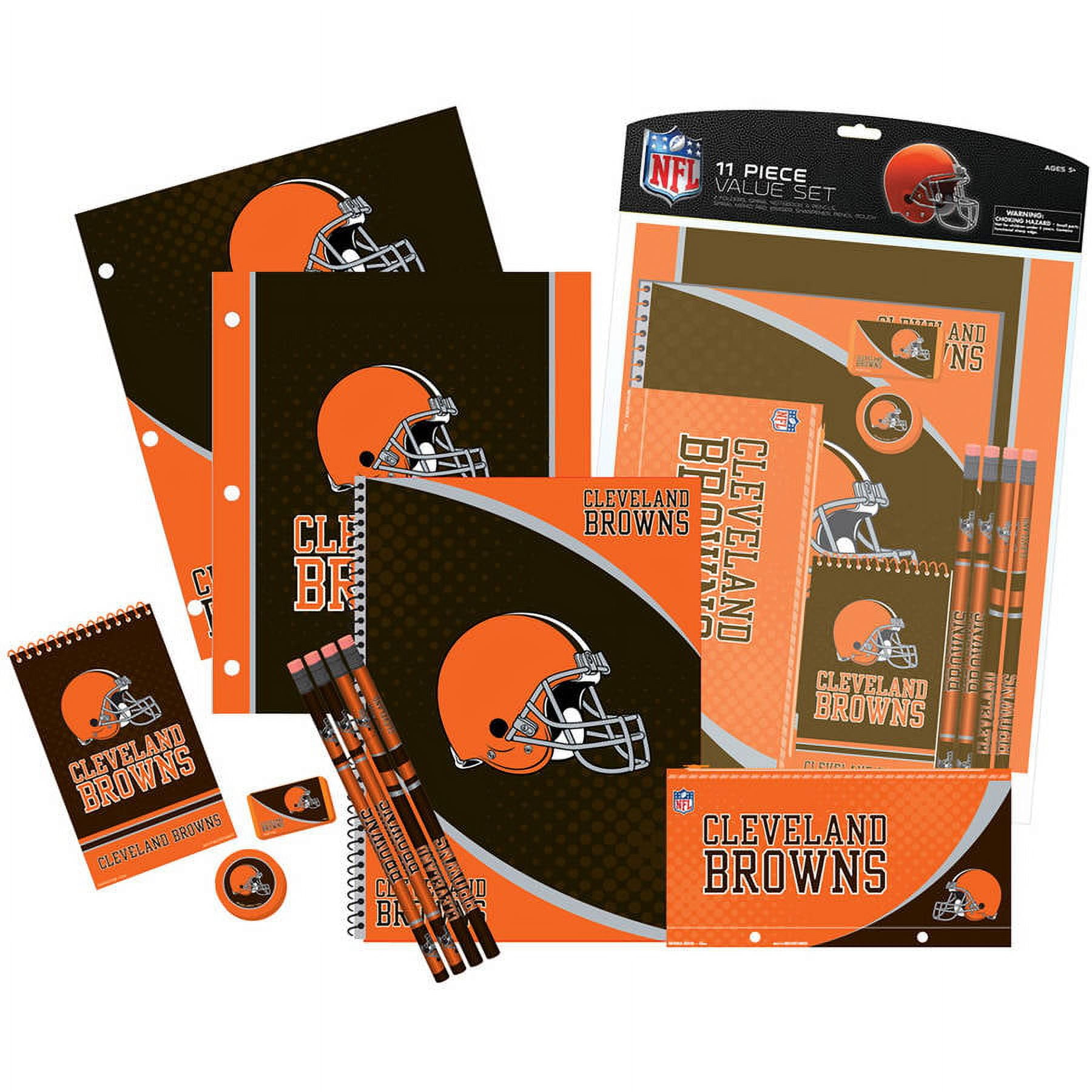 NFL Cleveland Browns 11 Piece Stationery Set