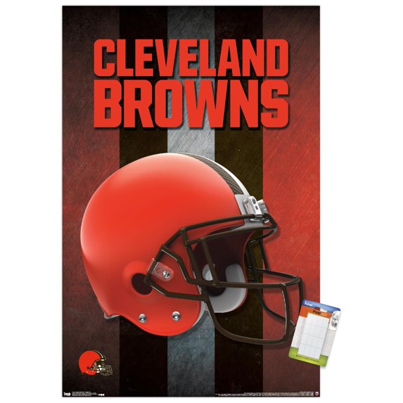 NFL Cleveland Browns - Helmet 16 Wall Poster, 14.725" x 22.375"