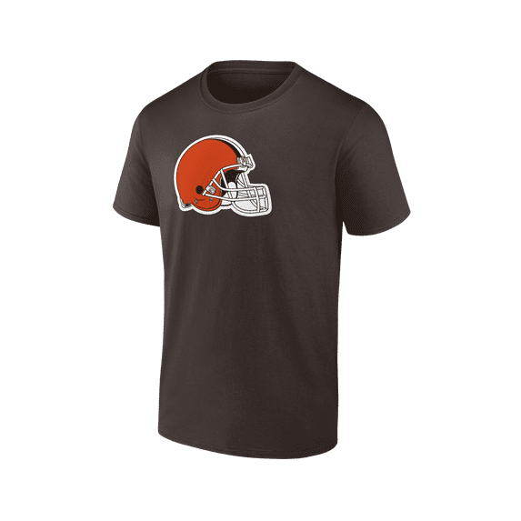 NFL Cleveland Browns Men's Cotton Brown Short Sleeve T-Shirt