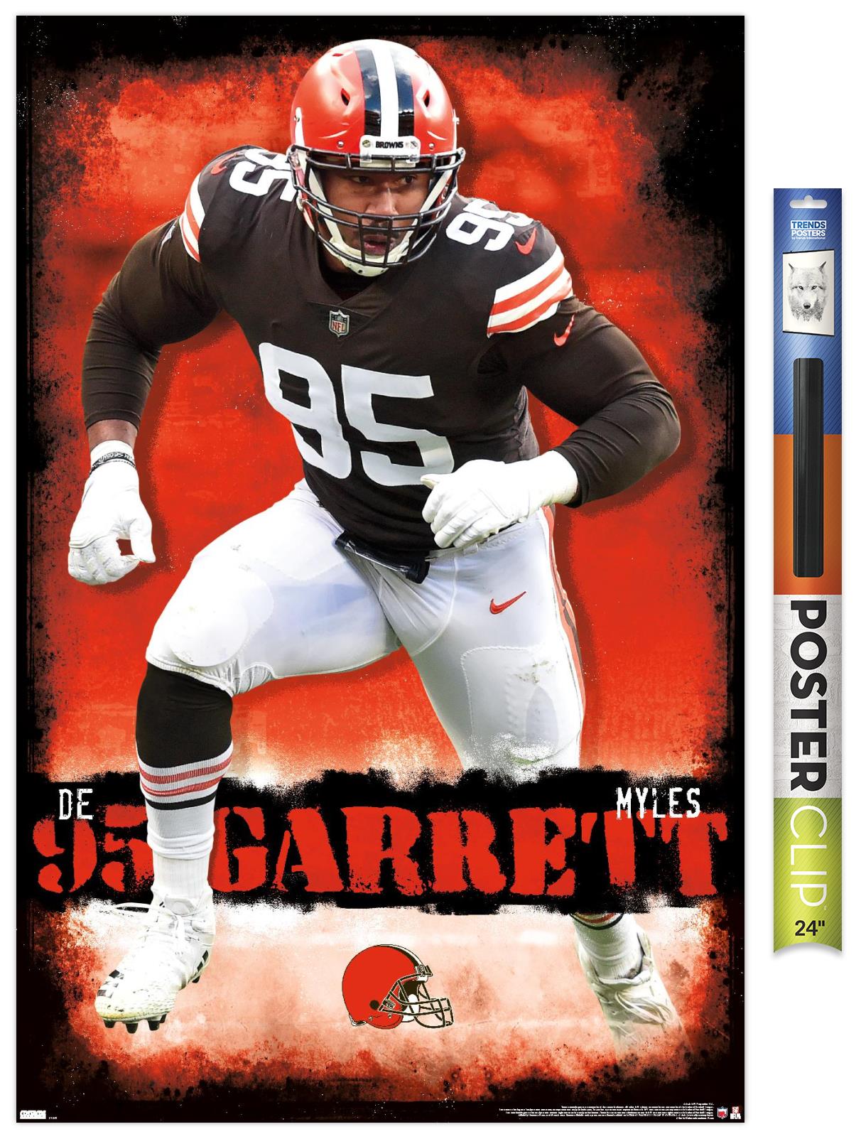 Myles Garrett Cleveland Browns Defensive End Art Wall Room Poster