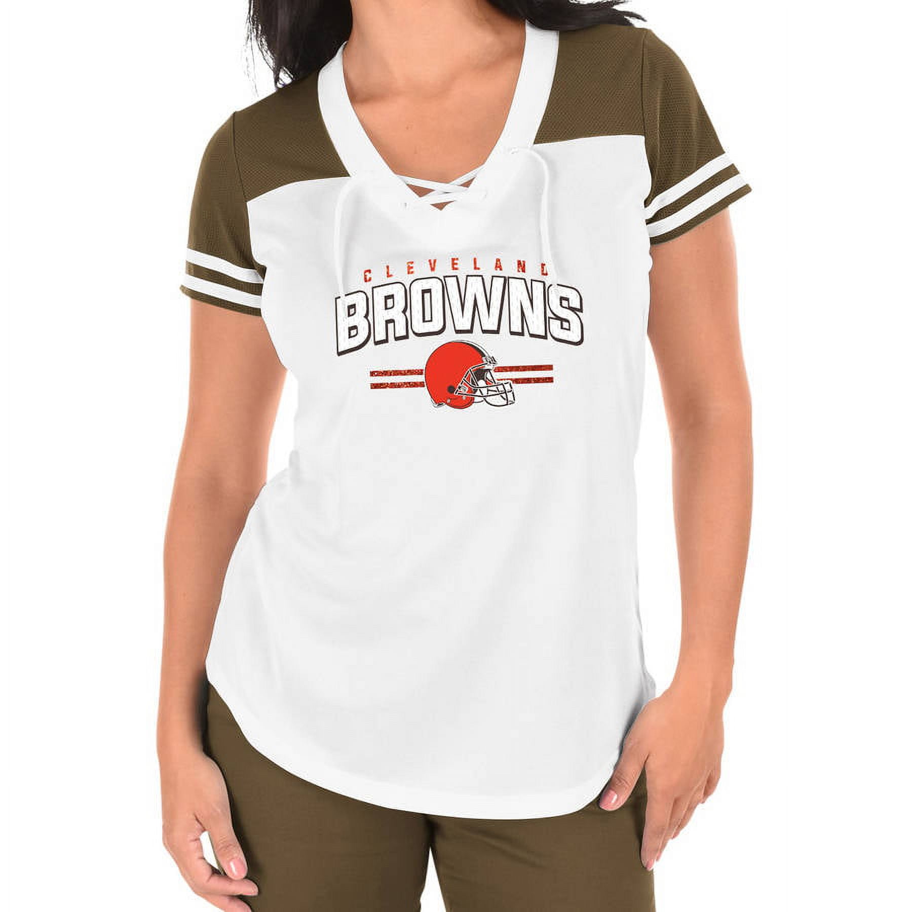 Plus size clearance cleveland browns shirt