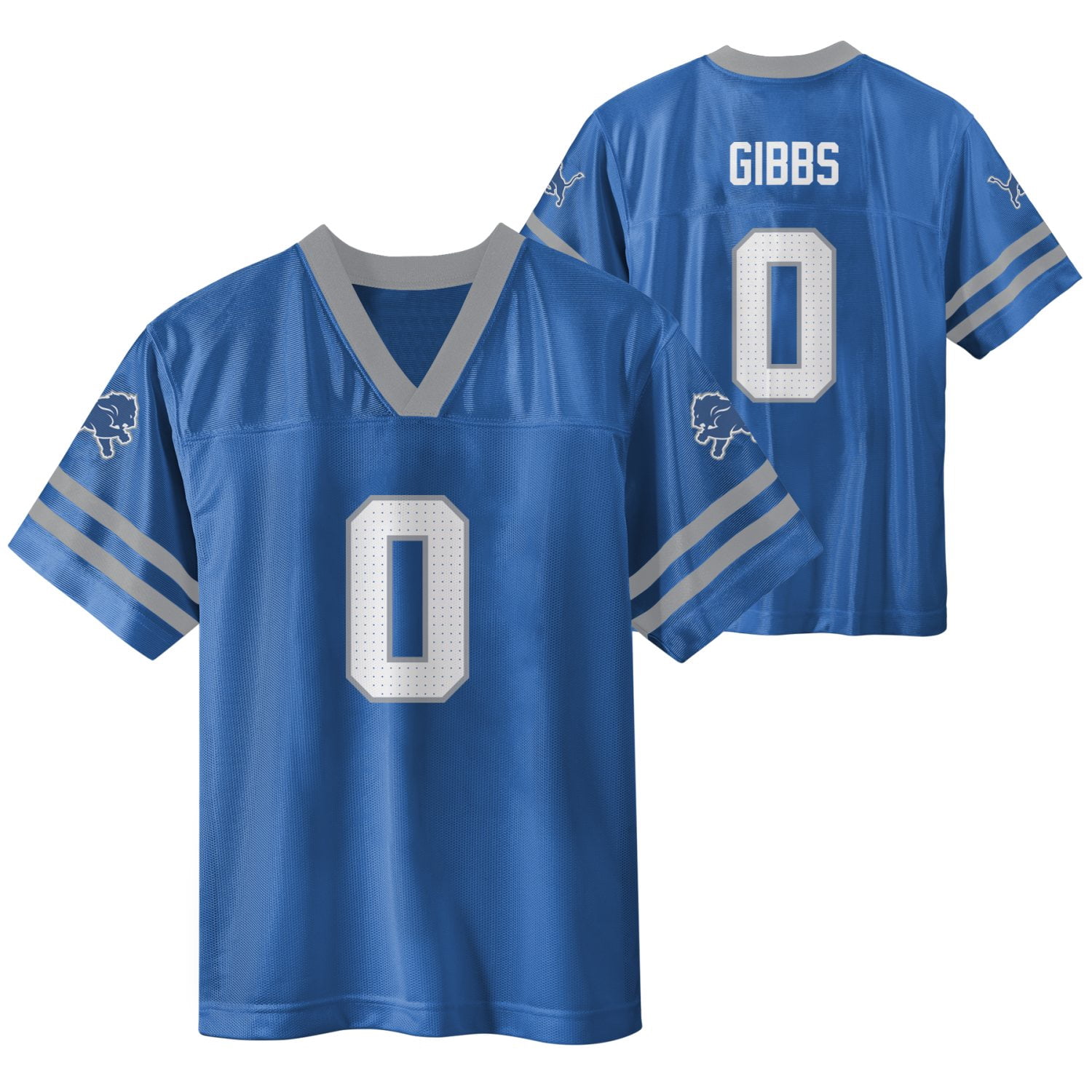 NFL DETROIT LIONS Boys Jersey Game Day Fan Apparel - Gibbs