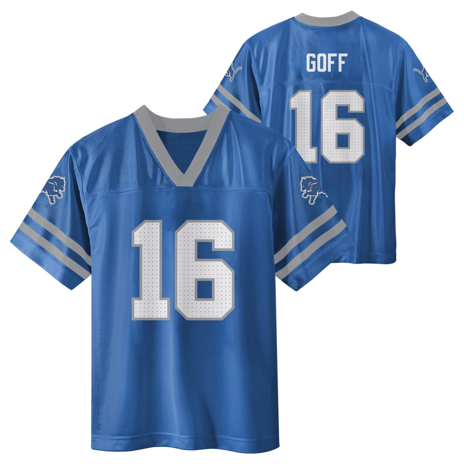NFL DETROIT LIONS Boys Jersey Game Day Fan Apparel - Goff