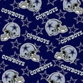 thumbnail image 1 of NFL Dallas Cowboys 58" 100% Polyester Fleece Sports Logo Fabric By the Yard, Blue, 1 of 10