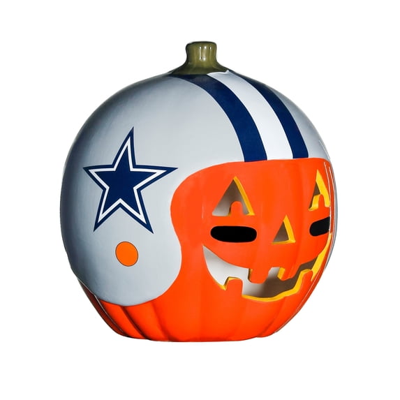 NFL Dallas Cowboys Ceramic Pumpkin Helmet