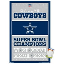 NFL Dallas Cowboys - Champions 13 Wall Poster, 14.725" x 22.375"