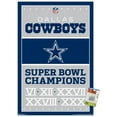 thumbnail image 1 of NFL Dallas Cowboys - Champions 13 Wall Poster with Push Pins, 22.375" x 34", 1 of 6