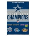 thumbnail image 1 of NFL Dallas Cowboys - Champions 23 Wall Poster, 22.375" x 34" Framed, 1 of 5