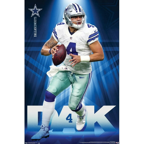 NFL Dallas Cowboys - Dak Prescott 17 Wall Poster, 22.375" x 34"