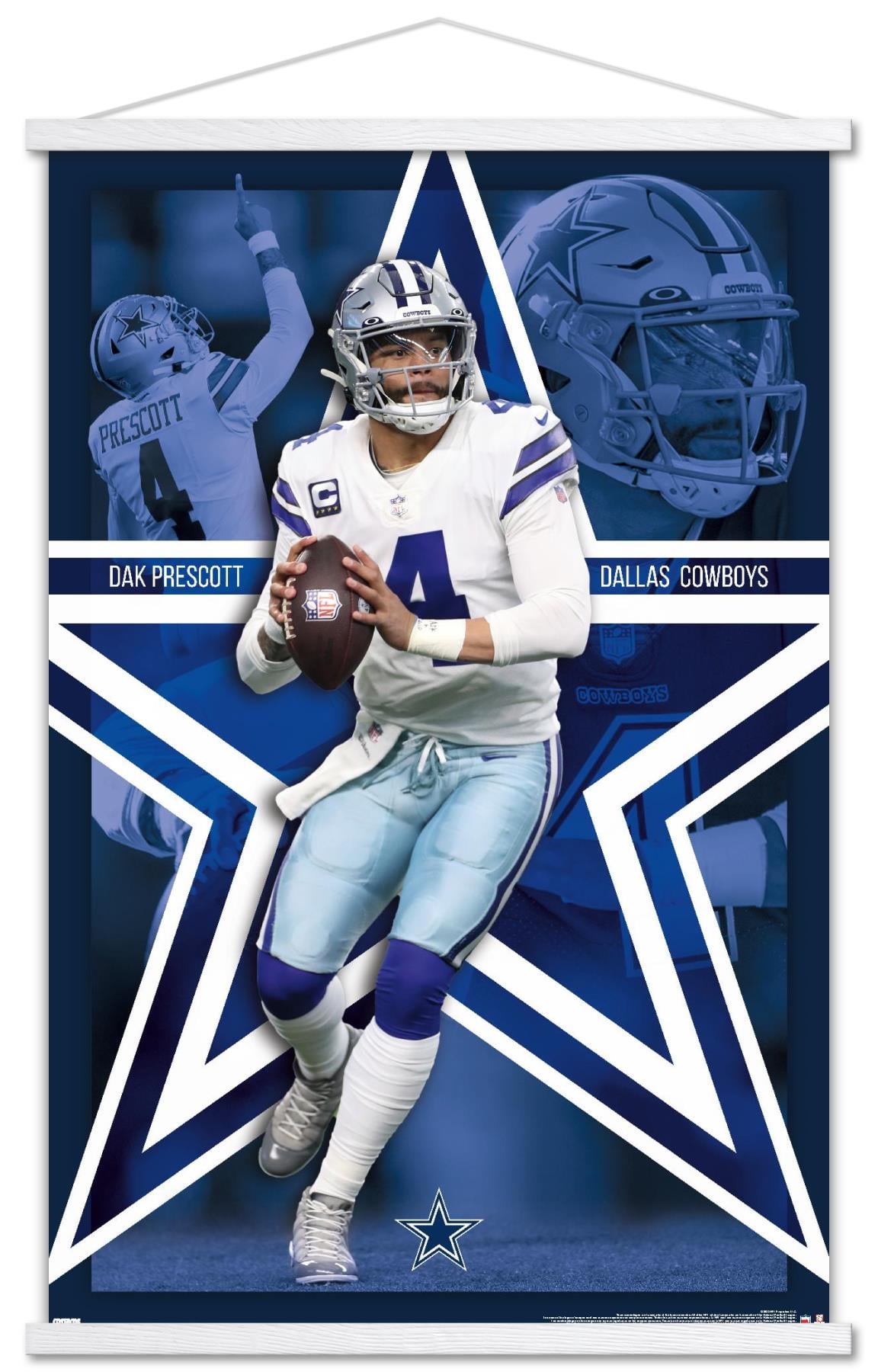 NFL Dallas Cowboys - Dak Prescott 22 Wall Poster, 22.375 x 34