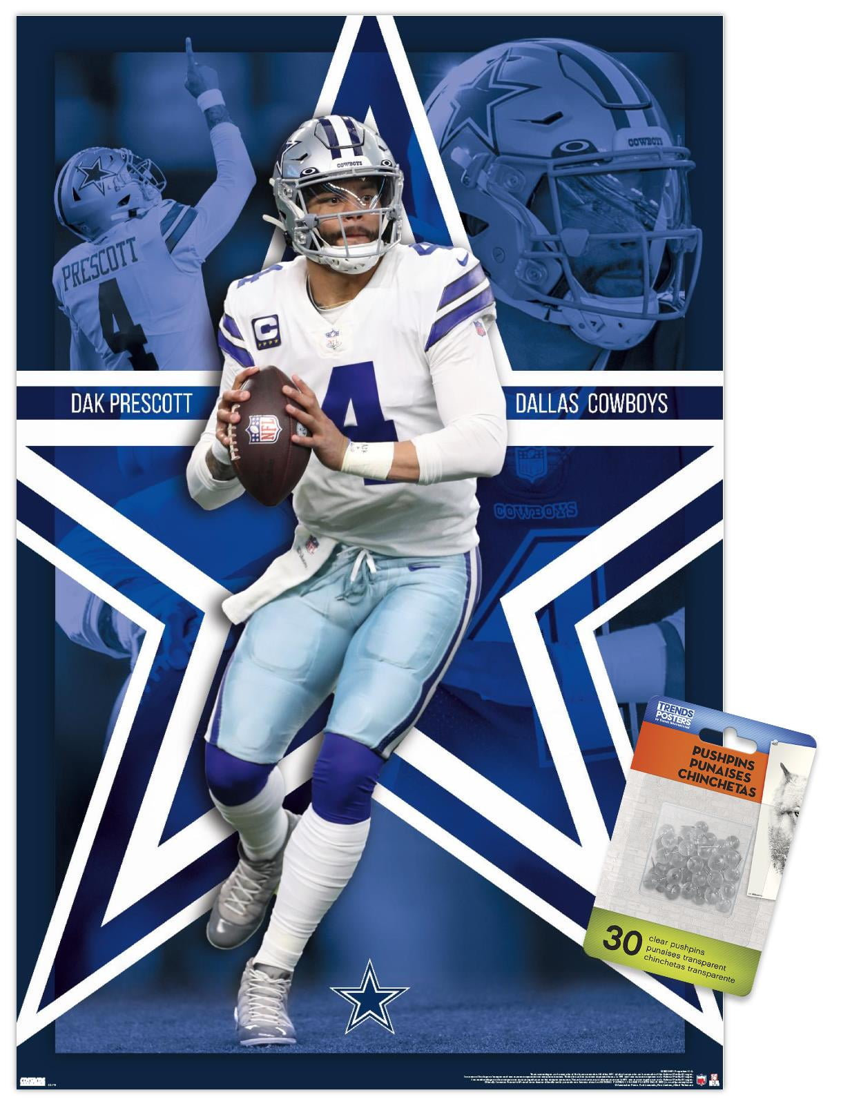 NFL Dallas Cowboys (Dak Prescott) Baby/Toddler Game Football