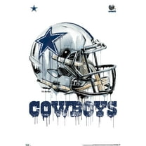 NFL Dallas Cowboys - Drip Helmet 20 Wall Poster, 22.375" x 34"